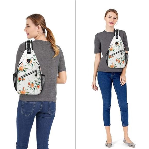 MOSISO Sling Backpack, Multipurpose Hiking Daypack Rope Crossbody Shoulder Bag
